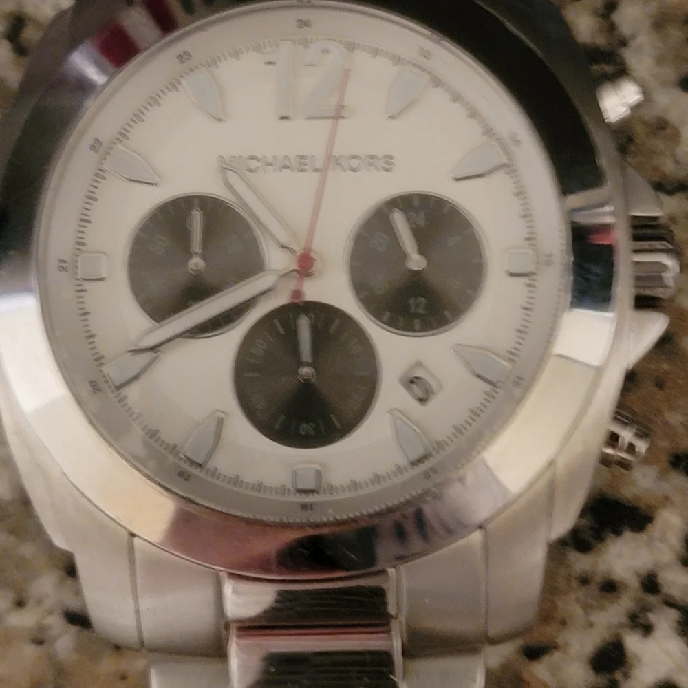 Michael kors watch unisex NWOT steel color 8242 style all links final price - Picture 3 of 6